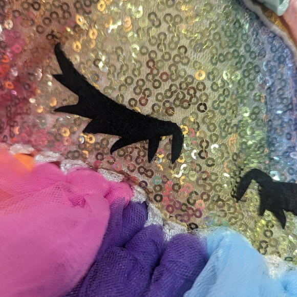 UNICORN 3pc Tutu Dress w Headband & Wings Size 6T NWT  ADORABLE! - Picture 5 of 5